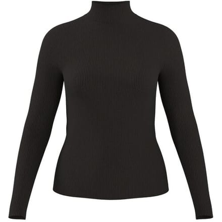 ESMARA Dames gebreide coltrui (Zwart, M (40/42))