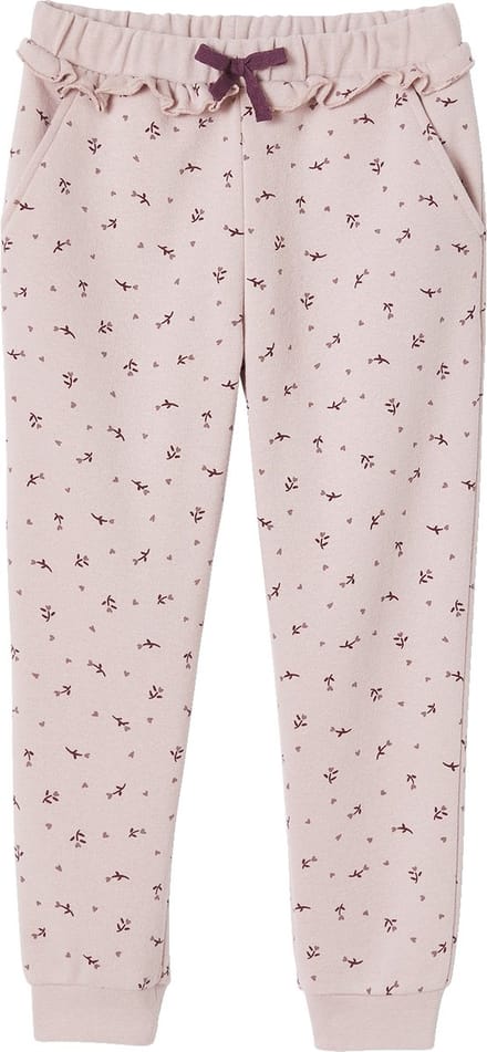 Vertbaudet Joggingbroek voor meisjes met ruche en bloemenprint