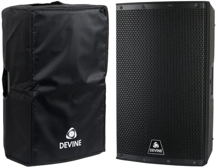 Actieve luidspreker 12 inch - incl. speakerhoes - Devine Onyx 12A - Multikleur