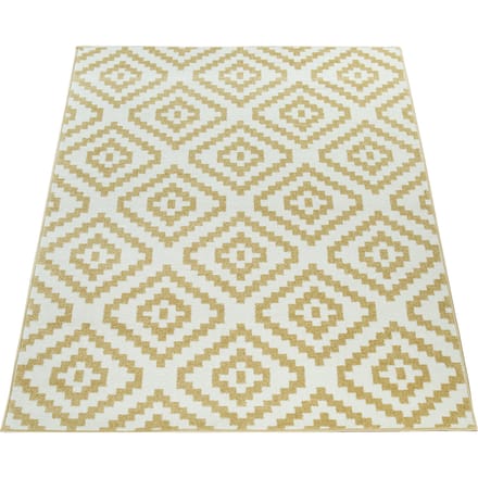 Modern tapijt Bella geel 200x280 cm