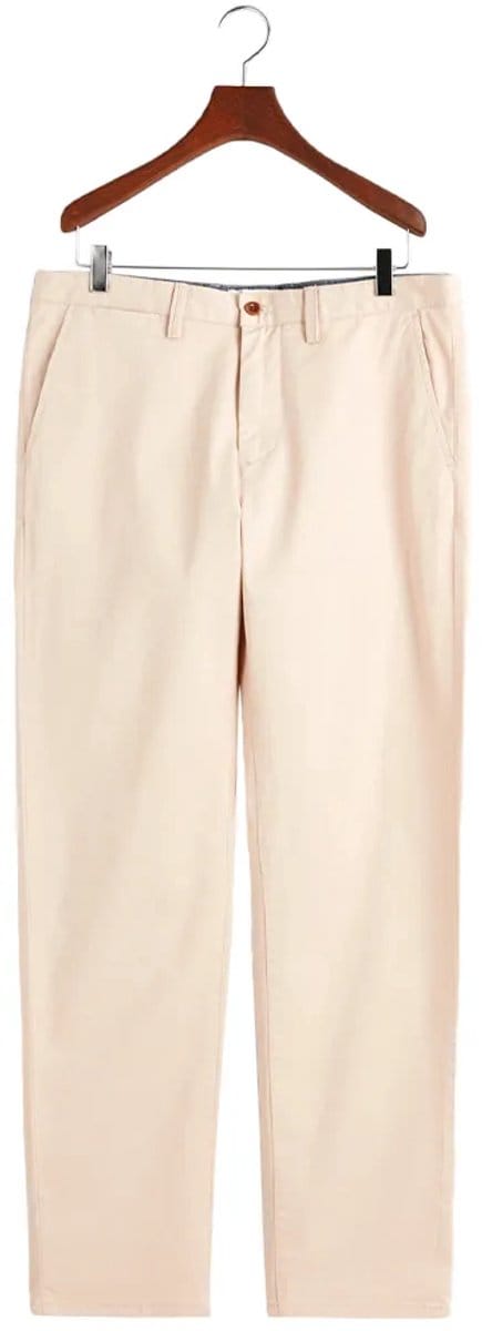 Gant Twill Regular Fit Chino Broek Beige 34 / 32 Man