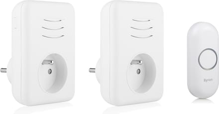 Byron gong – plugin – doorvoer – penaarde – 2 x 150 m – wit
