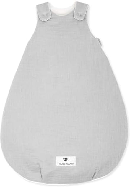 Babyslaapzak Mousseline met Warme Vulling 2,5 TOG - Grijs - Maat 62/68