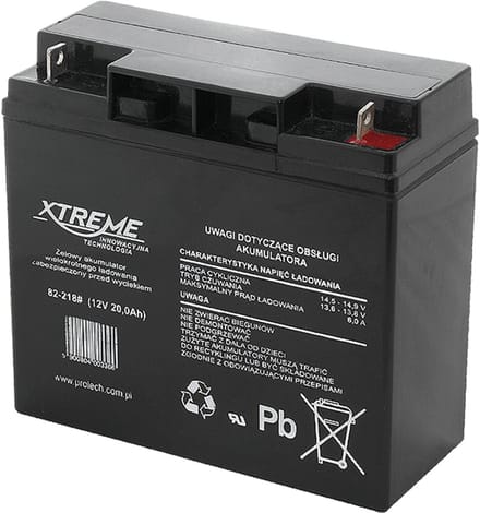 Xtreme - Gel Accu - 20Ah 12V - Loodaccu