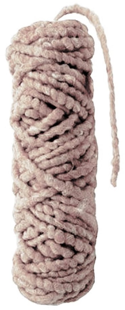 Viltkoord fleece Mirabell 25m grijs