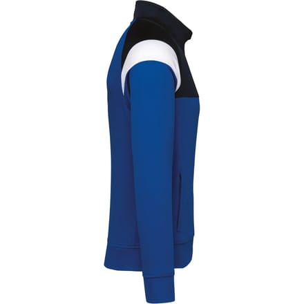 PROACT® Kinder trainingsjasje met rits PA391 - Dark Royal Blue / Navy - 4/6 years (4/6 ans)
