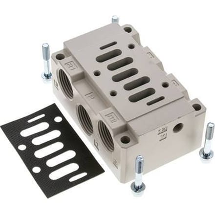 Basisplaat ISO 5599-1 Maat 2 G 3/4''