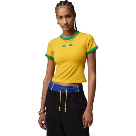 Jordan Retro Gfx P6 T-shirt Dames Geel K741