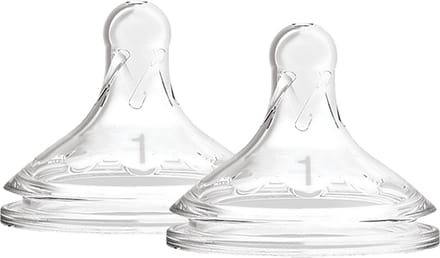 Dr. Brown's Options+ Flesspeen - Fase 1 - Brede halsfles - 2 stuks
