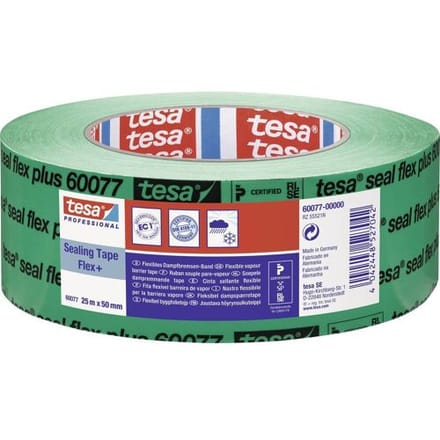 tesa 60077 Dampremmende tape Groen (l x b) 25 m x 50 mm 1 stuk(s)