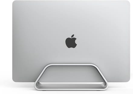 Famanu – Verticale laptopstandaard voor laptops - Aluminium Laptop Verticale Standaard - Zilver