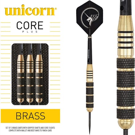 Unicorn Brass - Core Plus - Dartpijlen