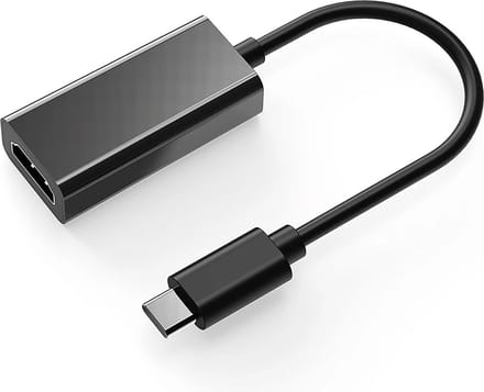 Ibley USB-C naar HDMI Adapter – 4K @60Hz – Plug & Play – Zwart – Compact & Universeel
