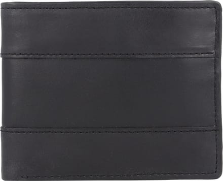 Fossil Everett Portemonnee Leer 11 cm - Jongens - Horizontaal - black