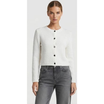 Comma  Cardigan White Größe: 46 | Cardigans Outlet | Damen | Weiß
