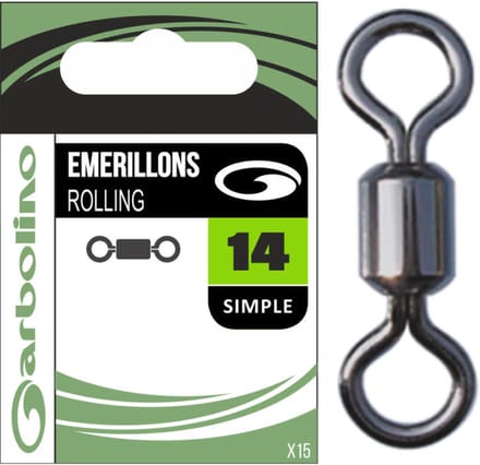 Garbolino Stream Line Micro Swivels Diamond (15 pcs) - Maat : 14