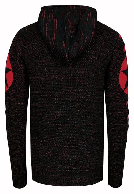 Grof gebreide hoodie