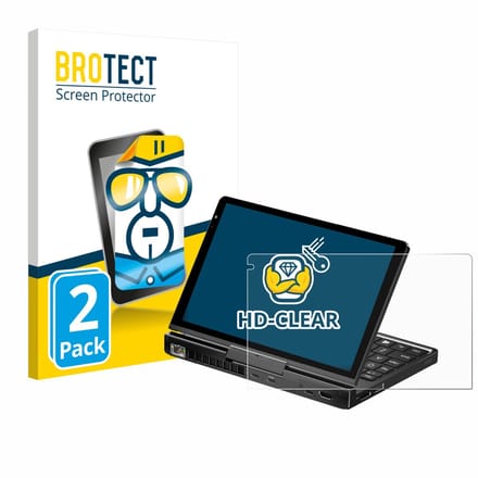 BROTECT - Screenprotector voor GPD Pocket 4 - Folie Beschermfolie transparant 2 Stuks
