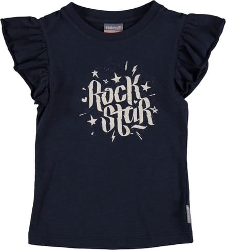Vinrose meisjes t-shirt rockstar - maat 110/116