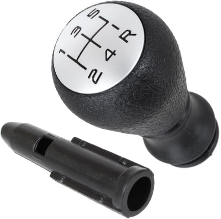 Modecar - Versnellingspook Knop - Zwart - Zilver - Peugeot