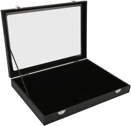 Multifunctionele Brochecollectie - Wandvitrine - Draagbare Pluche Badges - Badgehouder - Zwart
