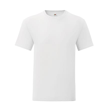 Fruit of the Loom Heren Iconisch T-Shirt (Wit)
