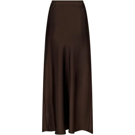 Neo Noir Vicky Heavy Sateen Skirt Rokken Dames - Bruin - Maat 36