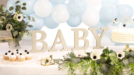 Partydeco - Houten letters BABY