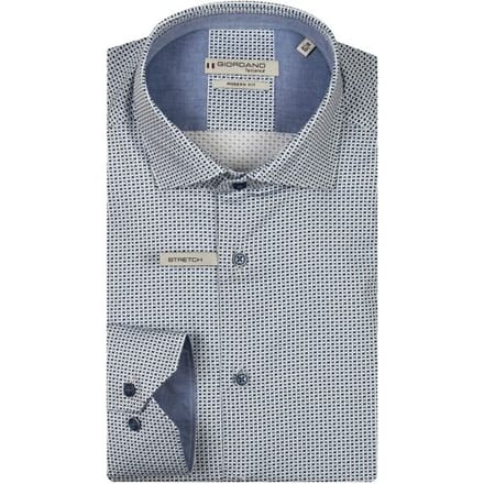Giordano Overhemd Maggiore Allover Mini Abstract Graphic Pattern Navy-Multi / male