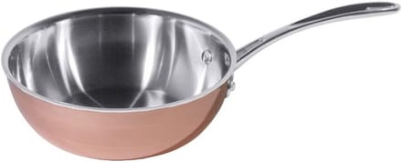Sautépan 20 cm koper Contacto professioneel