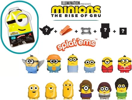 Mattel Verassingszakje Minions Splat'ems 4-delig