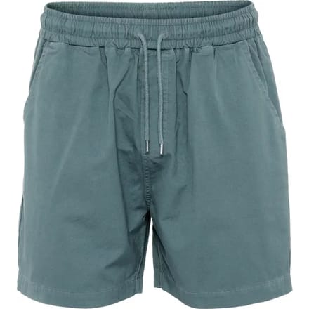 Twill Short broek Colorful Standard Organic steel blue