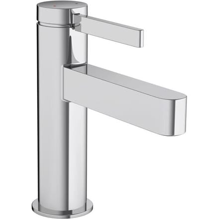 Hansgrohe Finoris single lever basin mixer 100 with push-open waste 76010000