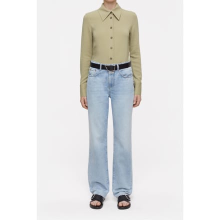 Closed Slim Blouse Sage Tea Taglia: S | Maglie a manica lunga Outlet | Donna | Verde