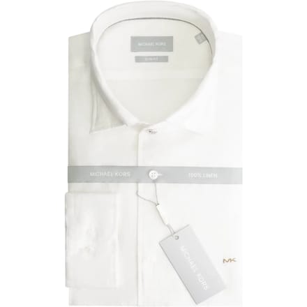 Shirt Michael Kors One Pièce Collar Linen Slim