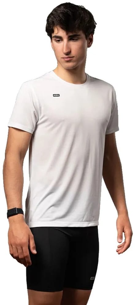 42k Running Raw T-shirt Met Korte Mouwen Wit L