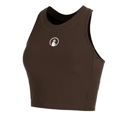 Quiet Please Memories Rib Crop Tanktop Dames