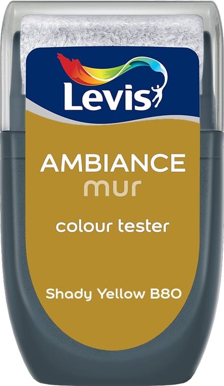 Levis - Muurverf Kleurtester Mat Mix - Shady Yellow B80 - Mengverf - 30 Ml