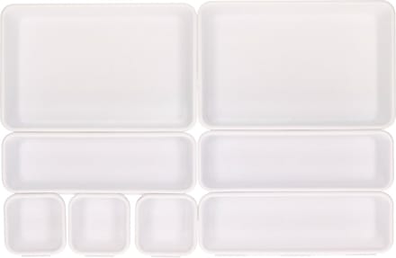 Storage Solutions Lade organizer - 16-delig - wit - kunststof - modulair - ladeverdeler