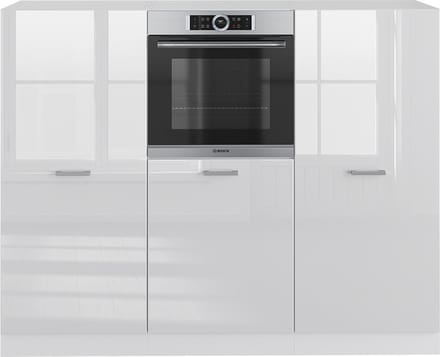 Vicco R-Line Keukenblok – 180 cm zonder werkblad Wit hoogglans/wit