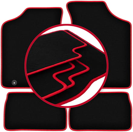 CARLUX-RED automatten voor: Peugeot 106 hatchback (1991-2003)