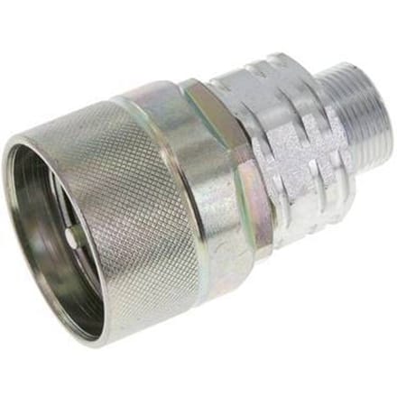 Stalen DN 20 Hydraulische Koppeling Insteeknippel 16 mm S Knelring ISO 14541/8434-1 D M42 x 2