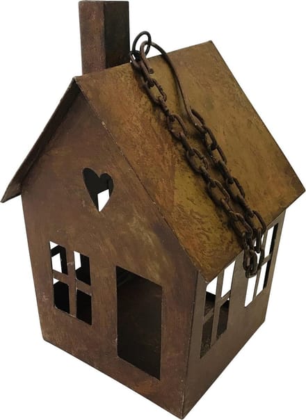 Varios - vogelhuisje - Iron house hanger - roest - bruin - buiten