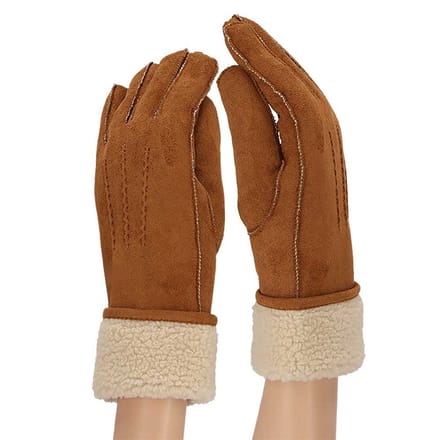 Morethansocks - Dames handschoenen - Suède - One Size - Handschoenen dames - Handschoenen winter