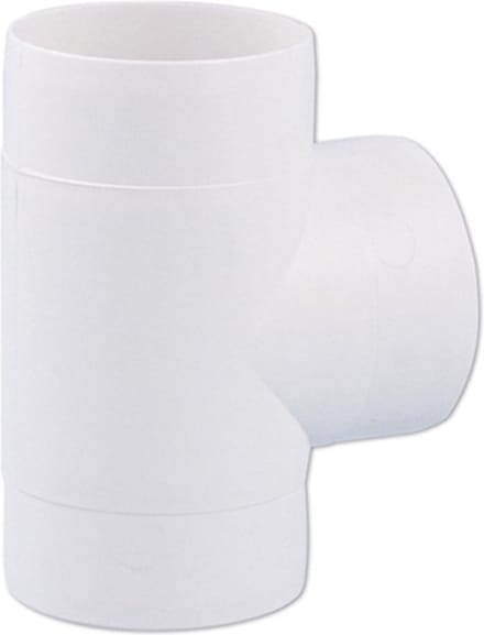 Nedco BV T-stuk ø 125mm 90º kunststof wit