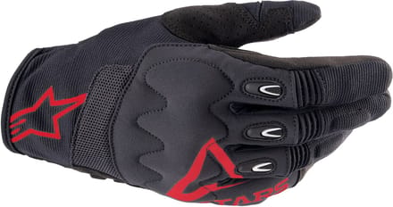 Alpinestars Techdura Handschoenen Vuurrood Zwart - Handschoen
