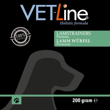 VETLINE - Lam Trainers Premium – 200 gram - 100% Natuurlijke Hondensnack