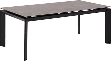 Goossens Eliana Eettafel - Keramiek - 200 x 76 x 100 cm - Rechthoek - grijs