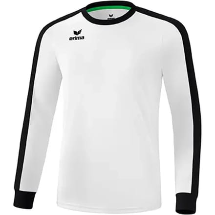 Erima Retro Star Voetbalshirt Lange Mouw Kinderen - Zwart / Wit | Maat: 152