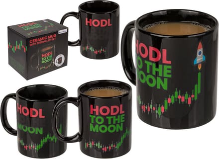 Hodl To The Moon Mok Met Thermisch Effect